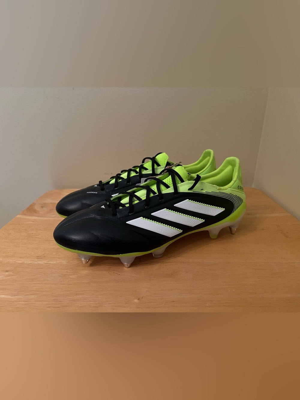 Adidas Copa Pure 3 Elite SG Soccer Cleats Women's 8 Black Green JR2822